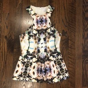 Printed peplum style top